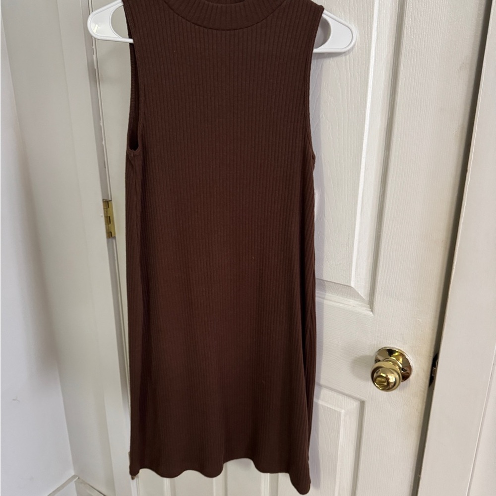 Old Navy Chocolate Sleeveless Mini Dress